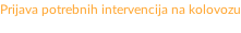 Prijava potrebnih intervencija na kolovozu Telefon: +381 (32) 710 920 lokal 27
